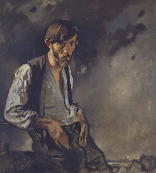 Sir William Orpen The Man from the West:Sean Keating oil painting picture